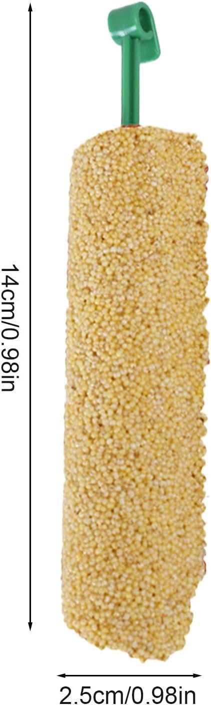 Cockatiel Treat - | 2 Pieces Bird Snacks | Pet Bird Treat Sticks | Cockatiel Treats, Pet BirdTreat Sticks Training Food Rewards Chewing Foraging Snacks for Myna Parakeet Finch Conure Parrot