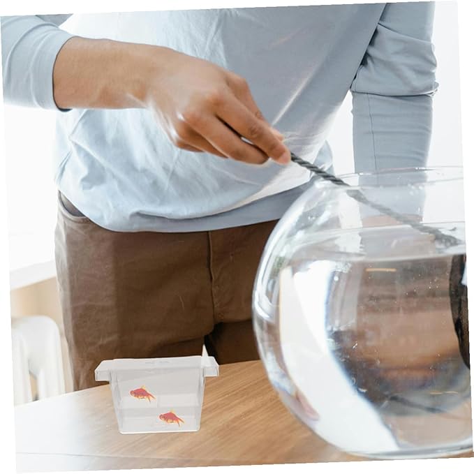 Ciieeo 4pcs Betta Fish Fry Incubator Box Self-Floating Double-Layer Fish Egg Separator Case Plastic Breeding Tank Accessory for Aquarium Fry Hatchery