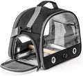 Portable Bird Carrier Bag, Parrot Breathable Shoulder Bag, Travel Parakeet Travel Cage with View Window, Small Bird Rat Clear Cage with Standing Perch Tray, Pet Outdoor Vet Visit Holder Handbag