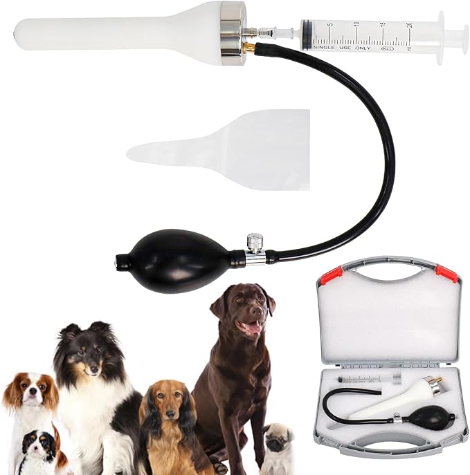 Wadoy Dog Artificial Insemination Kit for 20-40KG Dogs Corgi Semen Device Canine Insemination 𝑼𝒑𝒈𝒓𝒂𝒅𝒆 Bulldog Insemination Tools
