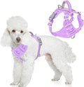 BARKBAY Dog Harness No Pull with ID Tag Pocket - Heavy Duty, Reflective, Easy Control for Large Dogs(Violet Purple,S)