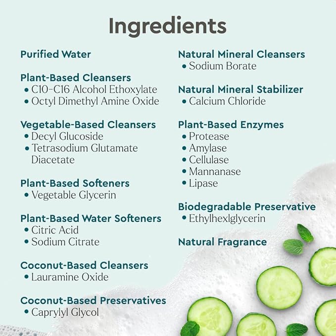 Puracy Natural Platinum Pet Stain and Odor Remover Plant-Powered Professional Pet Urine Odor Eliminator with Natural Enzymes Safe and Effective Carpet Pet Stain Remover and Cleaner, Cucumber & Mint
