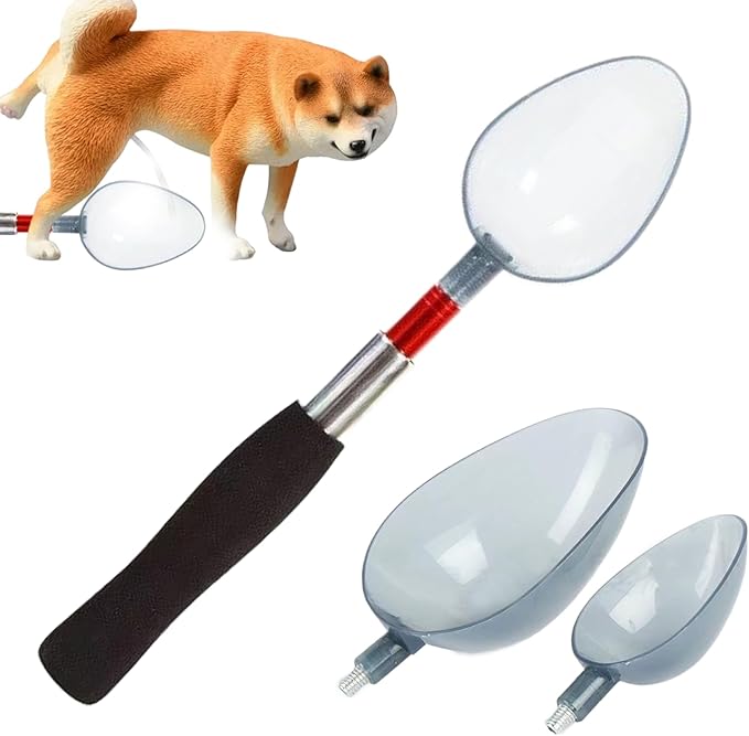 Dog Urine Collector, Reusable Telescopic Urine Collector for Dogs, Detachable Collectors for Dog Pregnancy Test, Pee Stick with Big & Small Collectors.