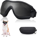 Dog Sunglasses Pet Goggles for Medium Large UV Protection Wind Protection Dust Protection Adjustable Strap Dog Glasses Suitable for Snow Beach Motorcycle