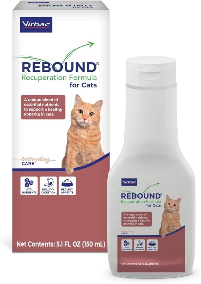 Virbac REBOUND® Recuperation Formula for Cats - Promotes the restoration of healthy digestion, hydration, and nutrition