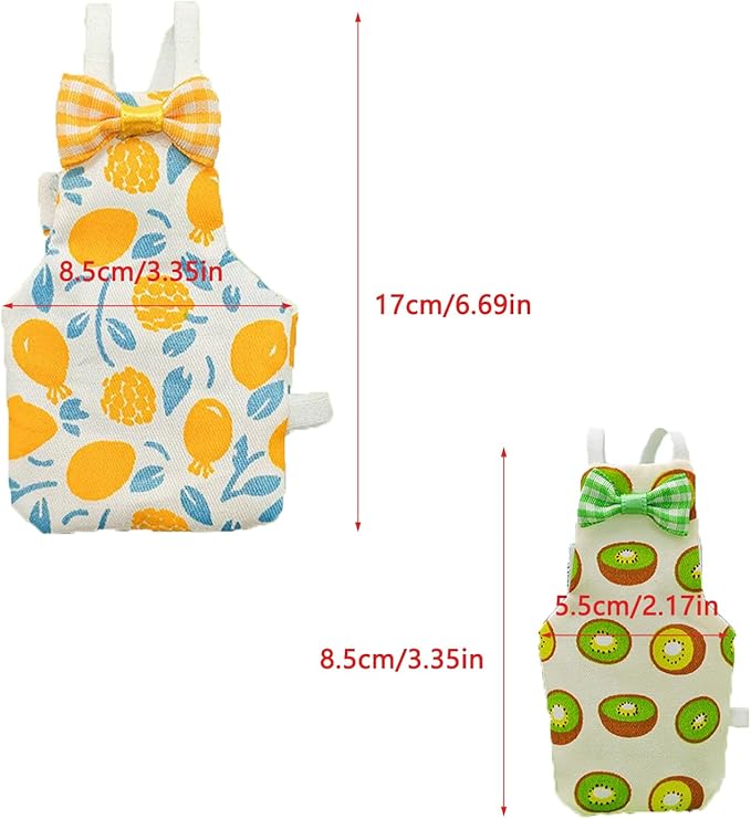 2 Pack Bird Diaper Parrot Nappy Bird Flight Suits Harness Cockatiel Diaper Small Birds Clothes for Parakeet Cockatiels Mini Macaw Budgie Canary Pigeon Conure Budgies Mini Macaws Small Size