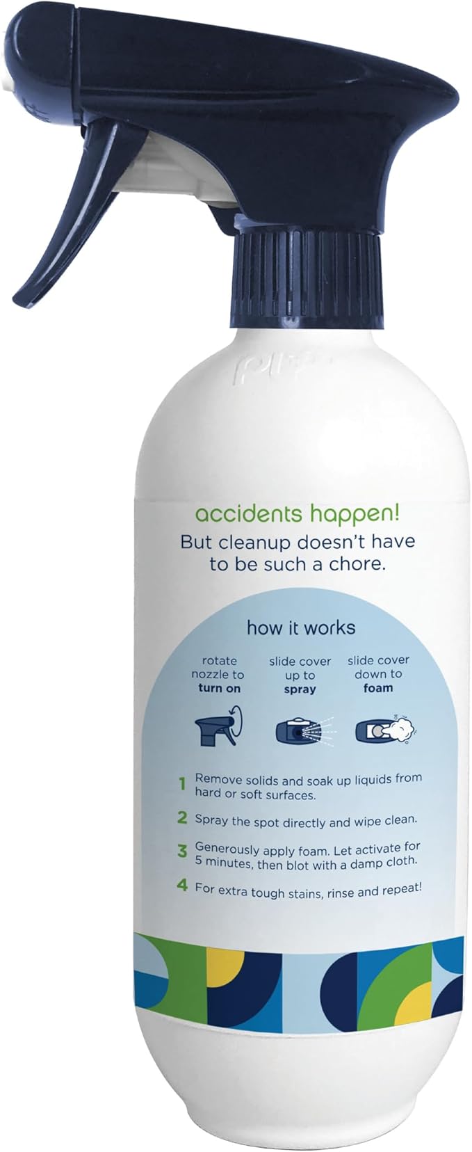 PET LIFE UNLIMITED SuperFoam Spray, Carpet and Surface Cleaner for Dog Urine, 16 oz, Strong Odor & Stain Remover, Plant-Based Formula, Natural Juniper Leaf Scent, Two-Way Spray, USA Made (Pack of 3)
