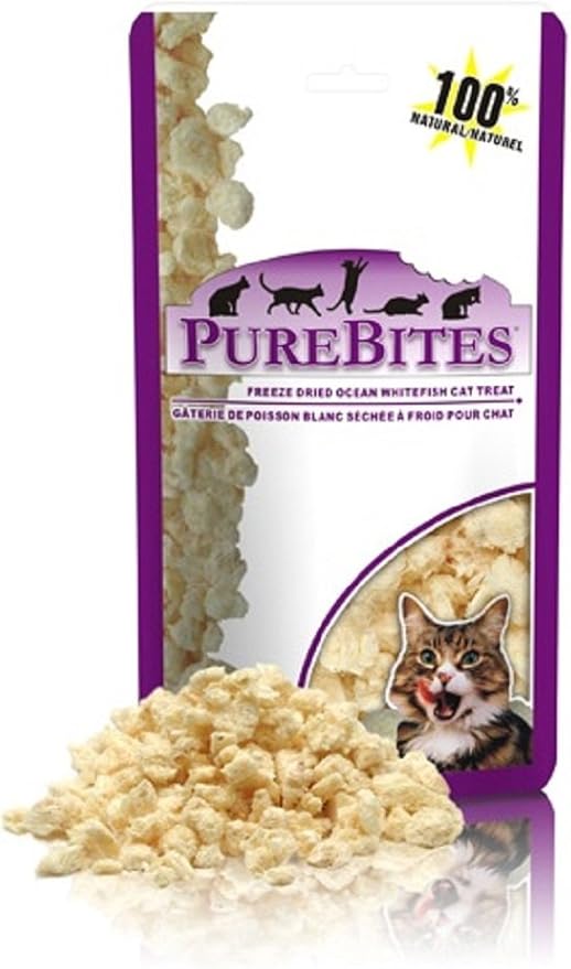 PureBites Freeze-Dried Cat Treats with Ocean Whitefish .39 oz