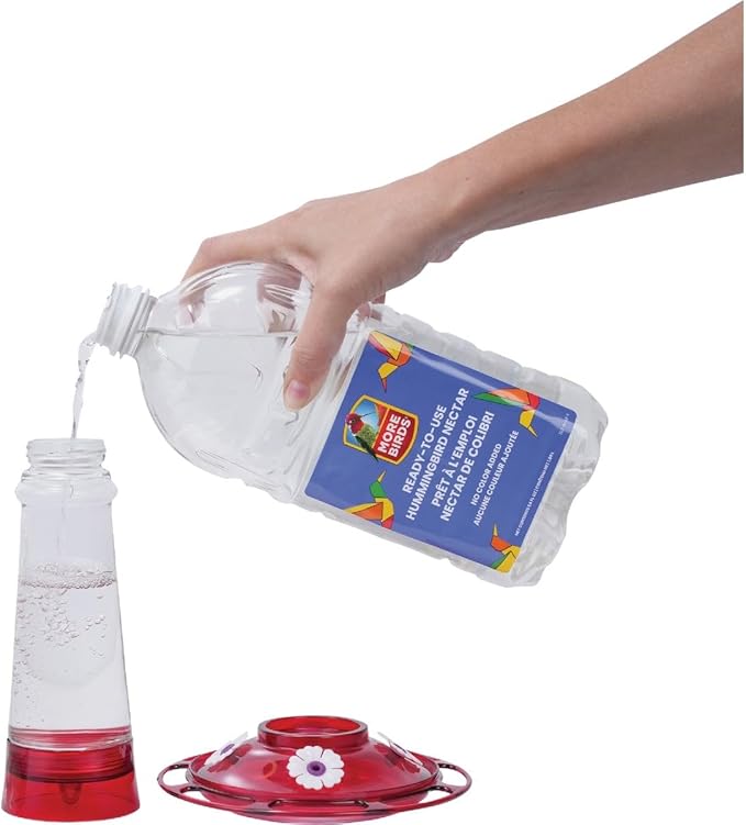 Perky-Pet 239CL Ready-to-Use Clear Hummingbird Nectar, 64-Ounce