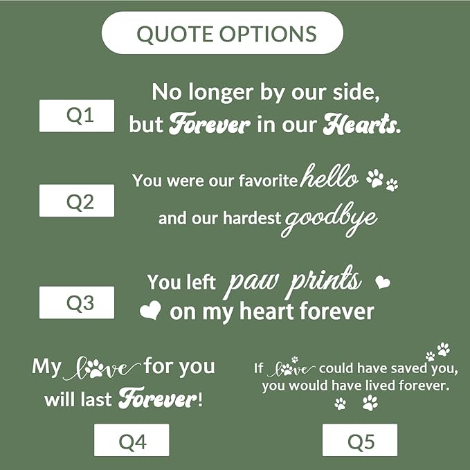 Personalized Dog Grave Markers Outdoor - Custom Pet Headstones for Dogs with Photo, Weatherproof Acrylic Memorial Plaque Stake, Sympathy Gifts for Loss of Dog, Garden Stone Alternative