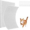 MYZC 12 Packs Scat Mat for Cats, Cat Repellent Mat with 13X16 inches, Cat Spike Mat is A Perfect Pet Training Mat Kit for Indoor & Outdoor to Deterrent Cats & Other Animals for All Seasons