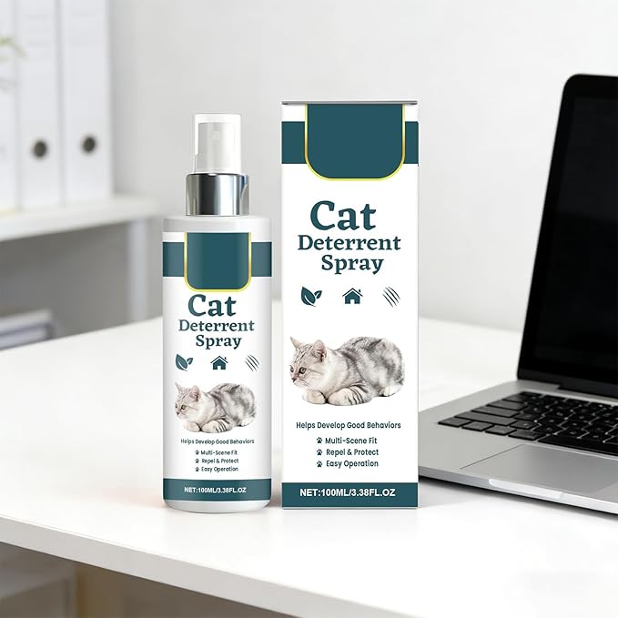 Genérico Anti Scratch Spray for Cats, Carpet Protector 100ml, Training Spray Cats, for Furniture Sofa Carpet Balcony Door Garden