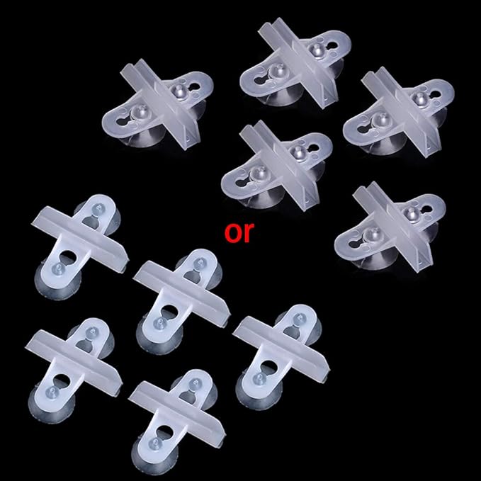 5 Pieces Aquarium Divider Clips with Suction Cups Fish for Separating Easy to