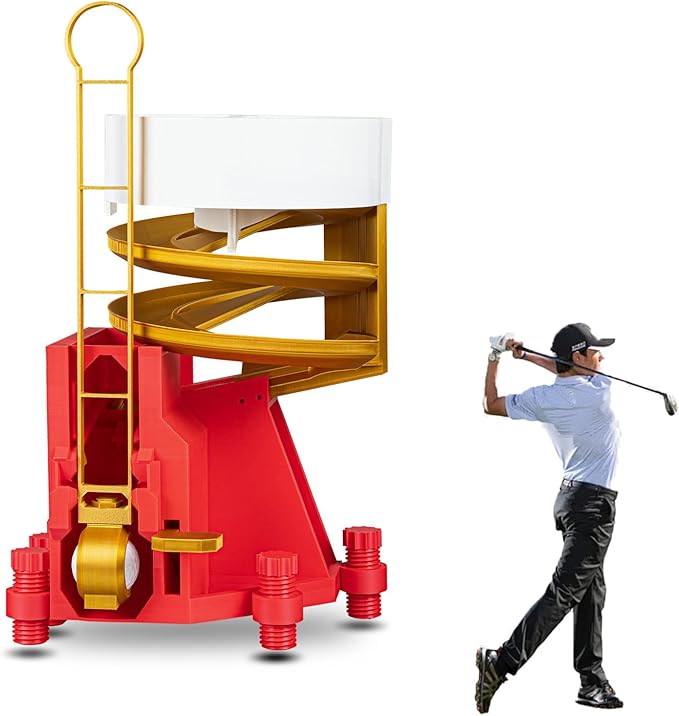 Golf Ball Dispenser, Golf Ball Launcher Pro, Automatic Golf Ball Dispenser & Launcher Pro, High-Capacity Hands-Free Practice Machine