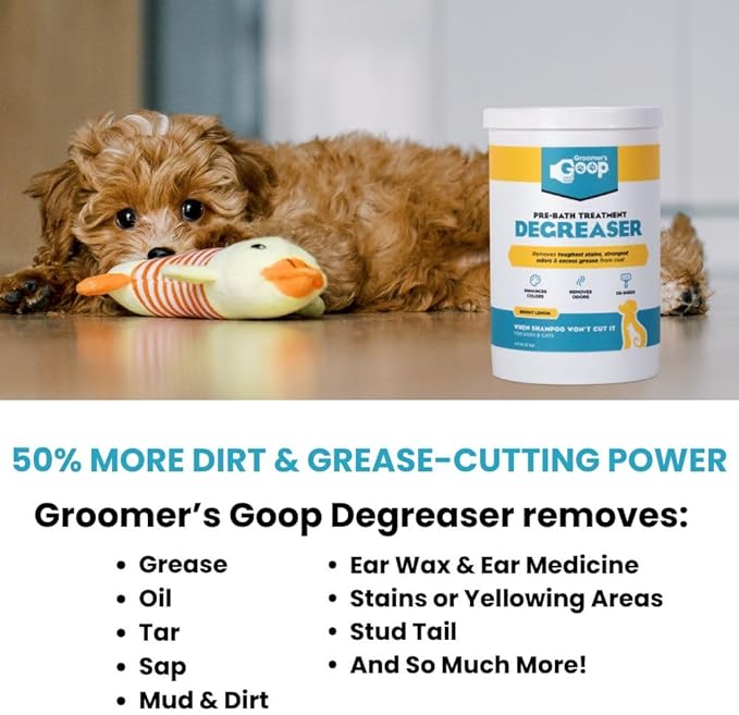 Groomer’s Goop Pre-Bath Pet Degreaser (4.5 lb)