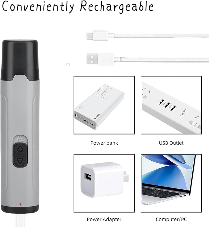 Pet Nail Grinder with LED Light, 2 Speeds & Diamond Bit Grinder - Quiet Electric Dog Nail Trimmer for Small to Large Dogs, Cats, Puppies - USB Rechargeable File for Painless Paw Care at Home