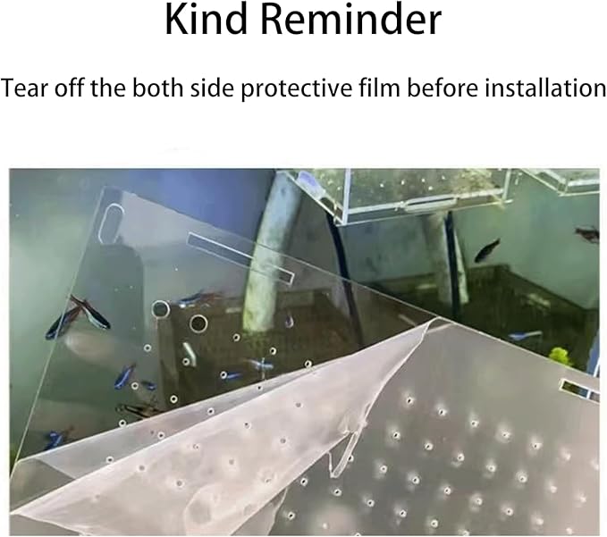 Acrylic Fish Breeding Box, Magnetic Fish Isolation Box Fish Separator for Aquarium Hatchery Incubator Tank for Baby Fishes Shrimp Clownfish Guppy (Small, Reinforced Magnetic Model)