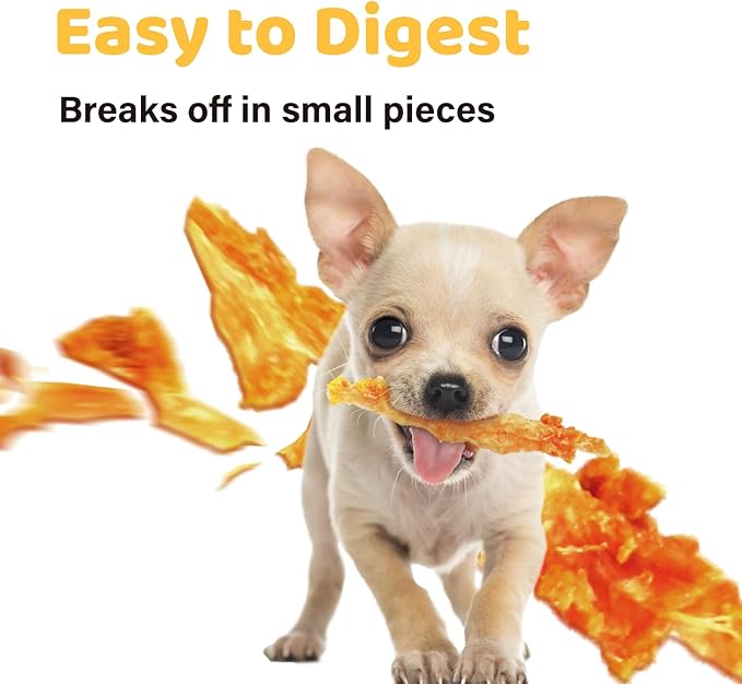 iPaw Turkey Tendons for Dogs 40 Pcs Bulk Pack, 100% Turkey and US Sourced Raw Material, Hypoallergenic, All Natural Human Grade Puppy Chew, Rawhide Alternative Dog Treats, Lollipop (Small)