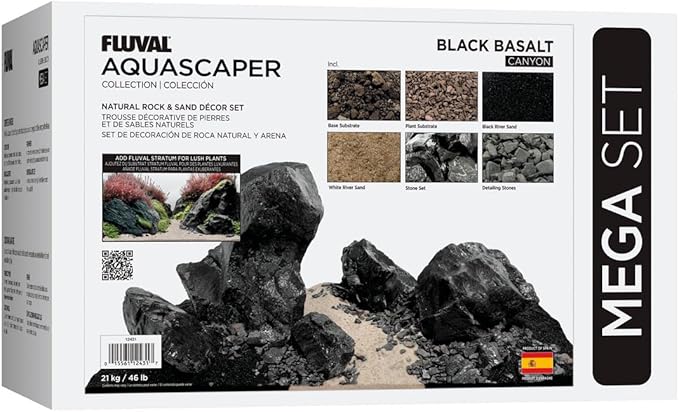 Fluval Black Mega Aquascaper Kit 60P