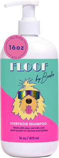 Floof by Brodie Everydog Nourishing and Deodorizing Dog & Cat Shampoo for All Coat Types, Detangles, Soothes with Aloe, Oat Milk, Plant Based Emolients, Pet Grooming Supplies (16oz)