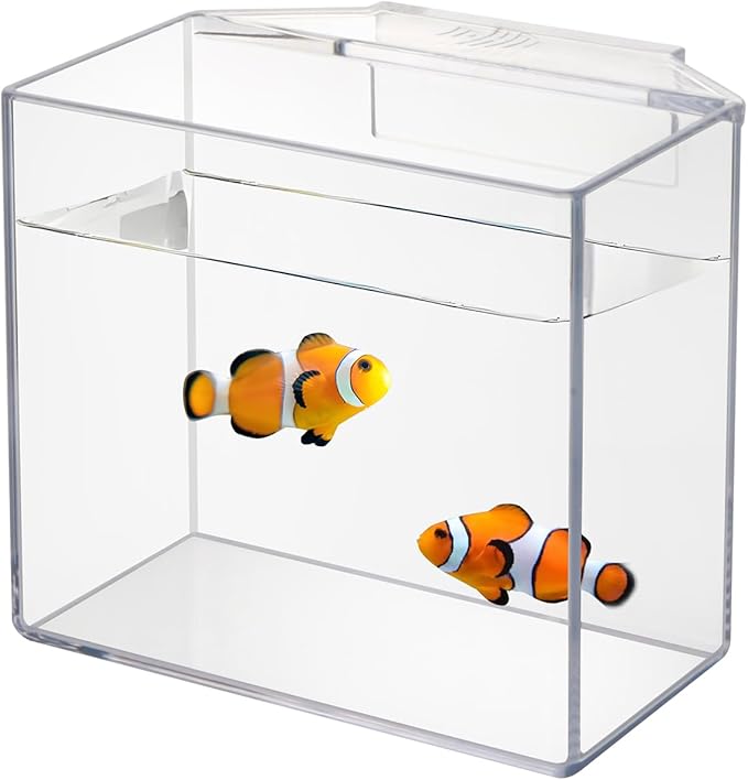IOAOI Drip Acclimation Container for Fish & Corals – Hanging Acclimation Box for Saltwater & Freshwater Aquariums, Small