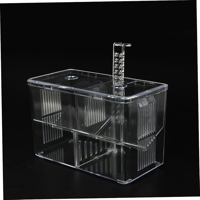 Housoutil Aquarium Hook Style Box Creative Fish Breeding Tank for Guppies and Fish for Safe and Increased Survival Rate