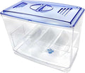 Fish Breeding Box Isolation Hatchery 7.09x3.74x5.31 Inch Transparent PP Floating Tank for Guppy Shrimp Baby Fish