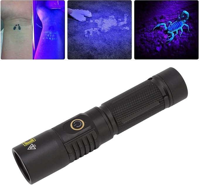 FTVOGUE Flashlight LED Black Light for Pet Urine Detection, Mineral Solidified