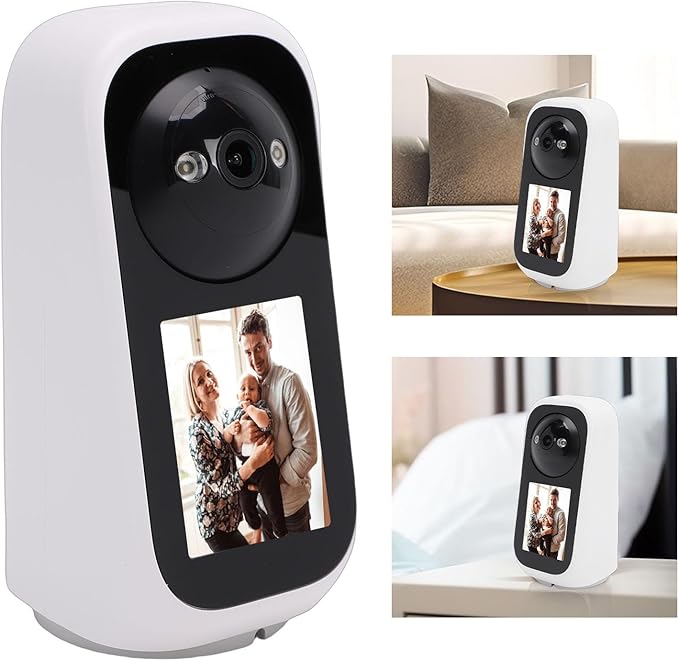 Tangxi WiFi Two Way Video Calling Camera with Wide Angle Lens, 2K Indoor Home Security Cameras with 360 PTZ, Baby Monitor Pet Dog Camera