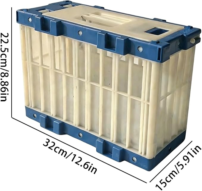 Pigeon Travel Cage - Bird Carrier with Secure Lock | Portable Folding Pigeon Cage for Homing Racing Pigeons, Training, Release, Visitation, Competition, Outdoor Parakeet Parrot Cockatiel