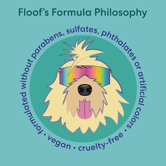 Floof by Brodie - Everydog Bathtime Duo - Gentle Dog Shampoo and Conditioner for All Coat Types - 16 oz - Pack of Two