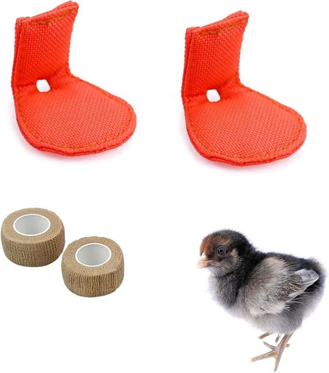 2 Pack Chick Hobble Brace Chick Splay Leg Brace for Newly Hatched Chicks Baby Goslings Juvenile Birds