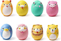 SCHITEC Squeaky Puppy Toys, Interactive Animal Dog Toy Pack, Cute Latex Rubber Squeak Pet Balls for Puppies Mini Small Breed Dogs