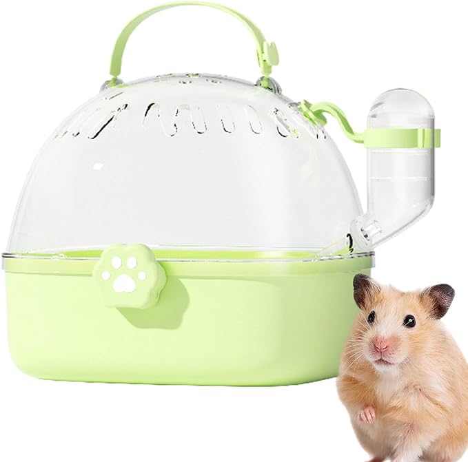 Bird Carrier Travel Cage, Portable Panoramic View Bird Travel Cage, Secure Ventilated Habitat with Water Bottle, Outdoor and Wild Adventures, Safe Transport for Small Birds, Parrots, Finches, Budgies