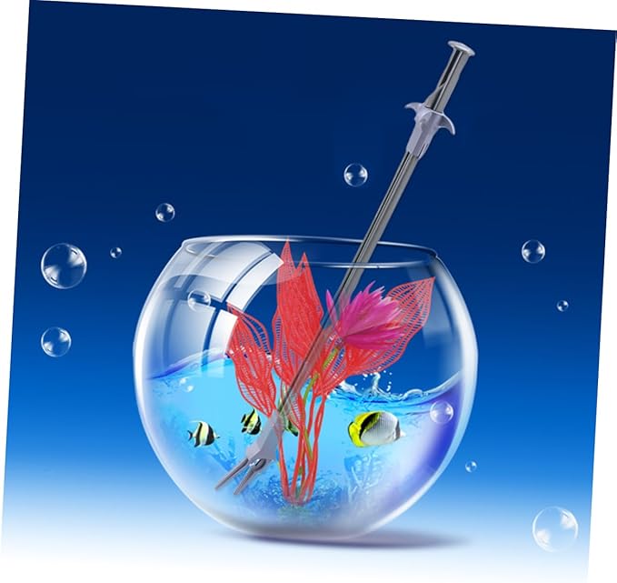 Plastic Plant Tweezers Ergonomic Aquarium Tongs for Easy Trimming of Foreground Plants Carbonation-protected Tool for Aquarists and Fish Tank Care