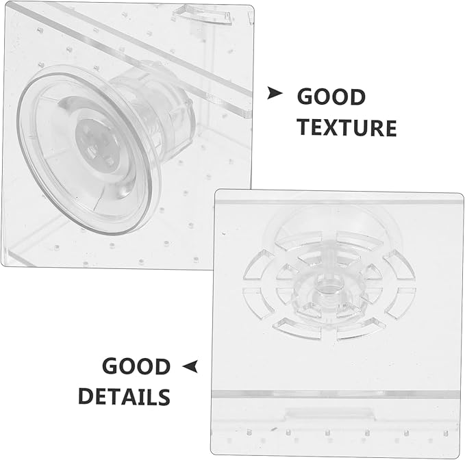Box Aquarium Breeding Box Dual Purpose Acrylic Isolation Holder for Fish Shrimp Compact Incubator Hydroponic Separator Easy to Clean Maintain