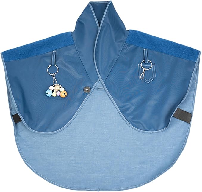 Interactively Play Parrot Shoulder Protector Neck Guard Pet Bird Parakeets Shawl Anti-Scratch Multifunctional Shawl - 1Pcs Random Color