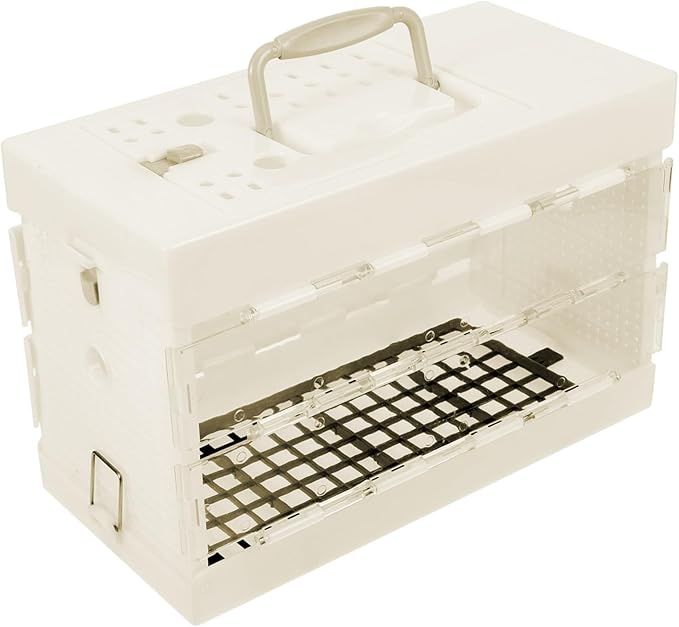 Yardwe Bird Carrier Travel Cage for Small Birds Lightweight Portable Design with Comfortable Handle for Parrots and Other Small Pets Breathable and Spacious Travel
