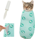 Supet Cat Wrap for Cutting Nails, 2026 Self-Adherent Cat Grooming Wrap, Anti-Escape Calming Cat Swaddle Wrap for Medicine, Nail Clipping, Teeth Brushing, Ear Cleaning