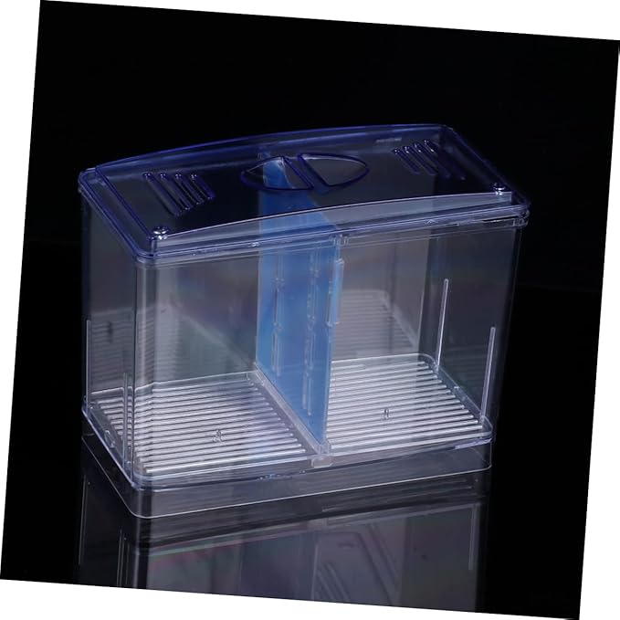 SUPVOX Transparent Functional Small Fish Breeding Tank Betta Hatchery Box for Safe Aquarium Isolation and Enhanced Survival Rate of Fish