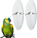 2 Pack Big Cuttlebones for Birds Parakeets Cockatiels African Greys All Parrots Tortoise Snails Animals, 6.3-6.5inch Large Cuttlefish Bones with Holder for Bird Cage