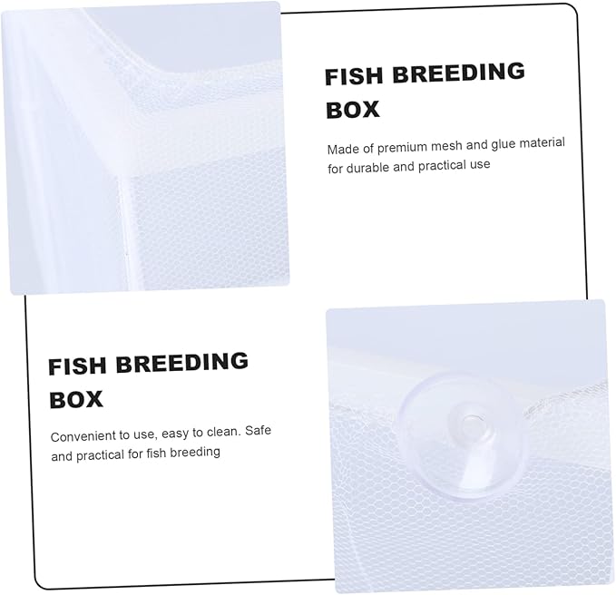 Incubation Box for Betta Guppy Mesh Breathing Fish Breeding Tank Aquarium Box Practical Incubator