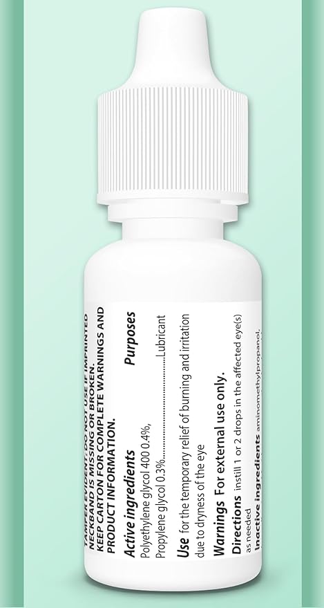 Ultra Lubricant Pet Drops 15 ml - Eye Drops for Cats and Dogs - Moisture Rich Formula, Fast Acting Hydration Dogs Eye Drop for Dry Eyes, Artificial Tears for Extra Dry Eye (U.S Made)