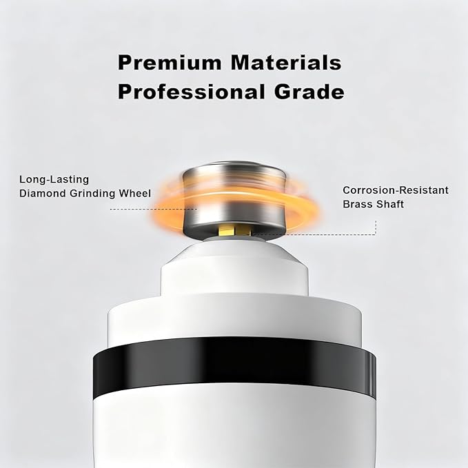 Silent Groom Pro, Dog Nail Grinder with LED Light, 3-Speed 7000-9000 RPM, 4 Diamond Bits & Adjustable Guard, Quick Blood Vessel Viewer, Safe Grinding for Dogs, Cats