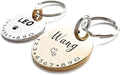 Cats Dogs ID Tags Personalized Lovely Symbols Pets Collar Name Accessories Simple Custom Engraved Products for Extra Small Four Legged Child Necklace Chain Anti-Lost Copper Brass Charm