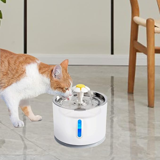 4/12/16 Pack Cat Water Fountain Filters, Cirfifth Triple Filtration System Pet Cat Fountain Filter Replacement for 84oz/2.5L Automatic Cat Fountain (white, 4 pack)