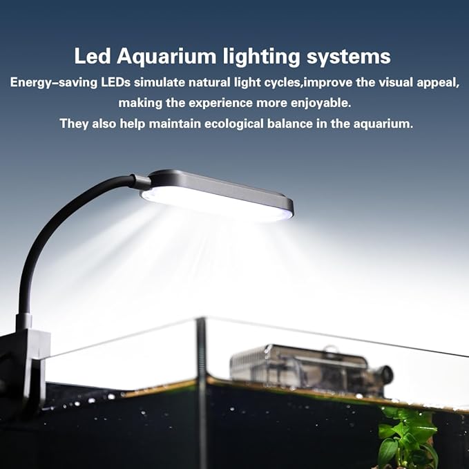 Fish Tank Kit,2.2 Gallon Small Aquarium,Ultra-Clear Nano Aquarium,Betta Fish Tank,Small Fish Tank,Aquarium Starter kit with Light,Filter,Pine Skin Stone,Sand and Artificial Plants