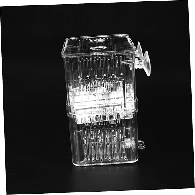 Happyyami 1pc Aquarium Breeding Box for Juvenile Fish Isolation Tank Cup Design Observation Safe for Fish Breeding for Fry and Shrimp Care