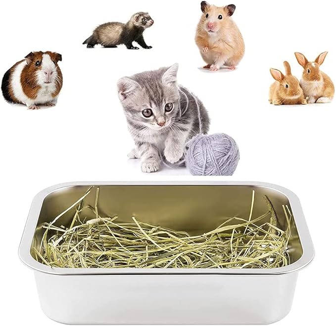 Easy Litterbox Designed by for Cat Owners Stainless Steel for Indoor for Cat and