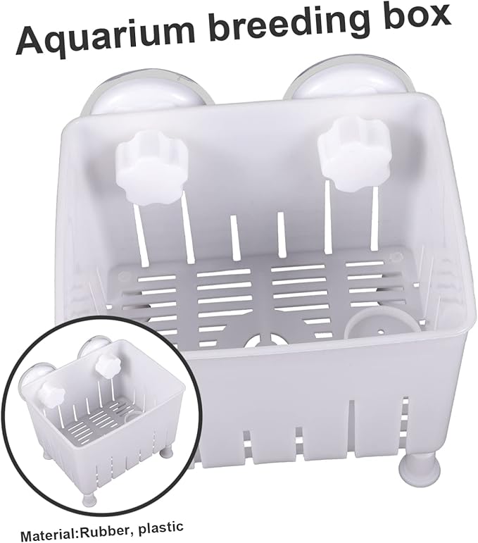 Housoutil 1set Aquarium Tortoise Isolation Box Lightweight Portable Fish Breeding Container Cups for Safe Separation of Fish and Turtles Tanks